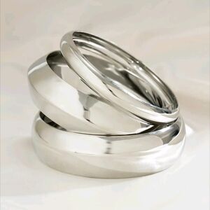 Gold and Silver Bangle Set